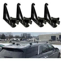 Load Stops 4 Pack Mount to Roof Rack Crossbar for Ladder Firewood Skis Snowboard Kayak