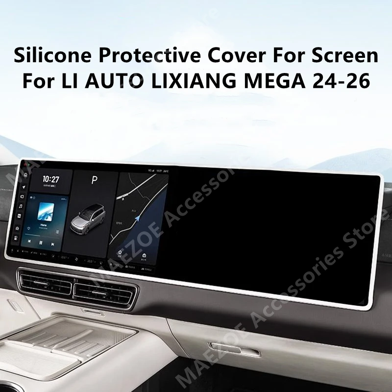

For LI AUTO LIXIANG MEGA 24-26 Silicone Protective Cover For Screen,Car Interior Decoration Modification Accessories Refit