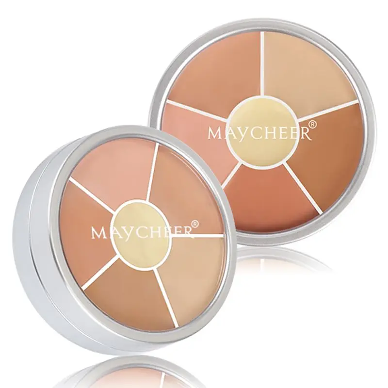 

Meisier Concealer In Six Colors Can Effectively Cover Acne, Marks, Spots, Dark Eyes And Tattoos On The Face