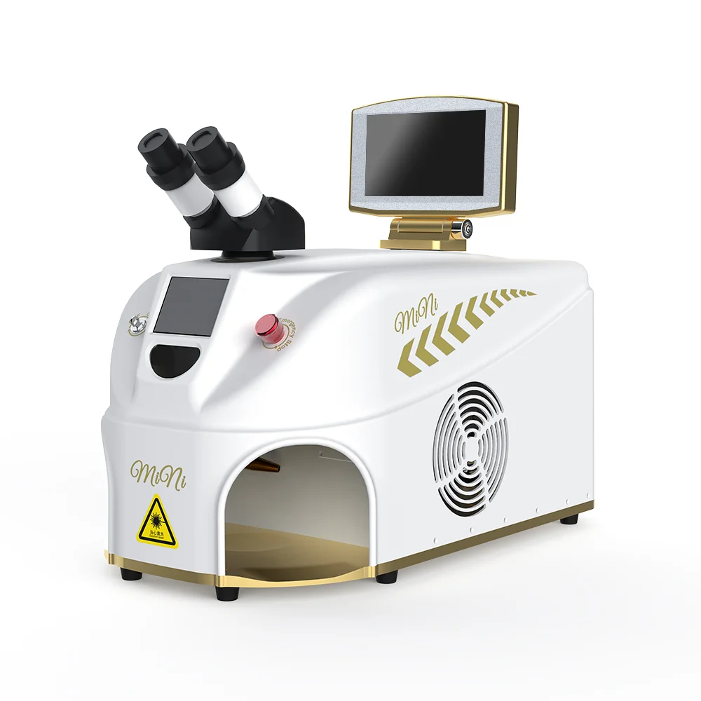 

80W Small Spot YAG Jewelry Gold Laser Welder Gold Silver Chain Laser Welding Soldering Repairing Machine