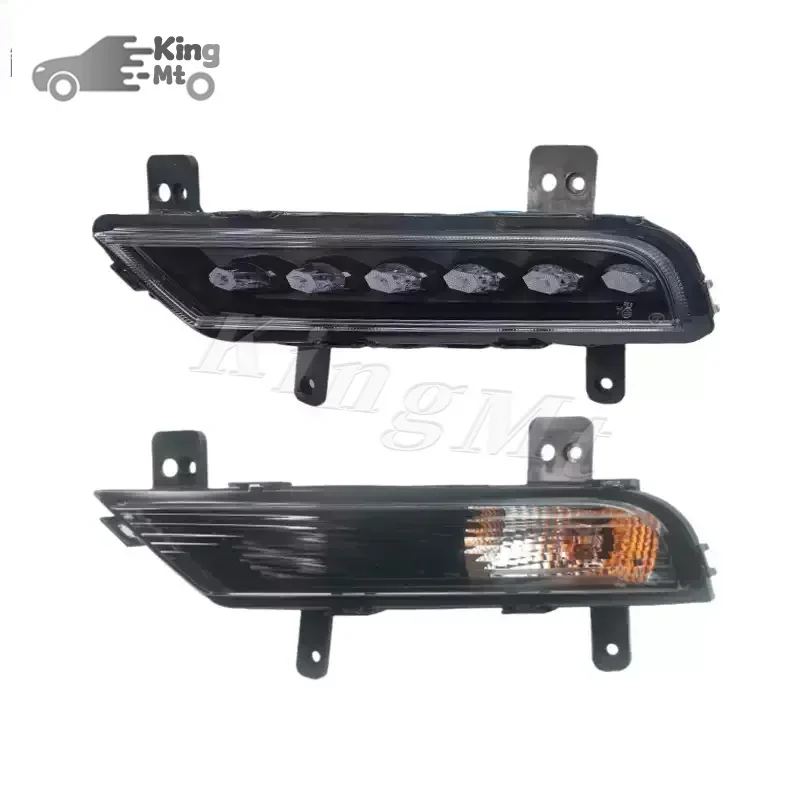 For FAW Bestune T77 Foglight Car Fog Light Assembly LED DRL Front Bumper Fog Lamp Kit Replacement with Waterproof Housing