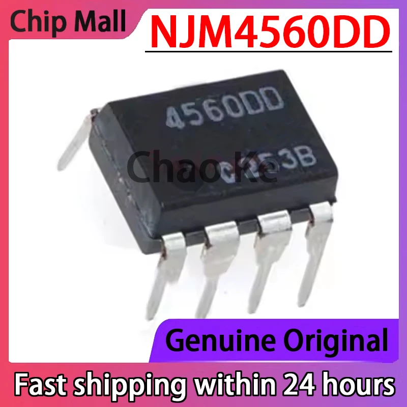 1PCS New Original NJM4560D NJM4560DD Dual Operational Amplifier IC 4560DD DIP8 Direct Insertion