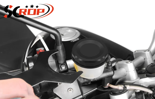 Motorcycle Accessories For Z1000 Z1000SX NINJA1000SX Front Fluid Reservoir Tank Cylinder Oil Cover Cap z1000 z1000sx ninja1000sx