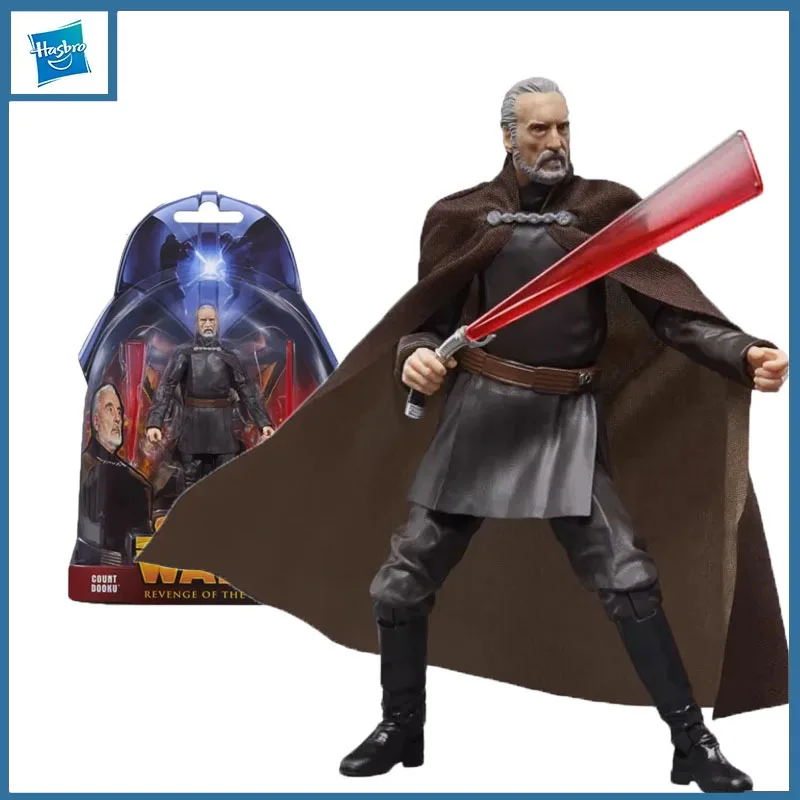 

Hasbro Original Star Wars Episode III Revenge of The Sith Anime Figure Count Dooku Action Figure Toys for Boys Girls Gift Model