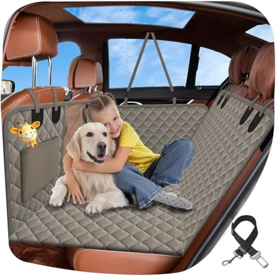 

Расширитель заднего сиденья для собак с жестким дном, чехол-гамак для автомобиля, большой объем, выдерживает до 190 кг, прочный, водонепроницаемый, для легковых автомобилей и внедорожников