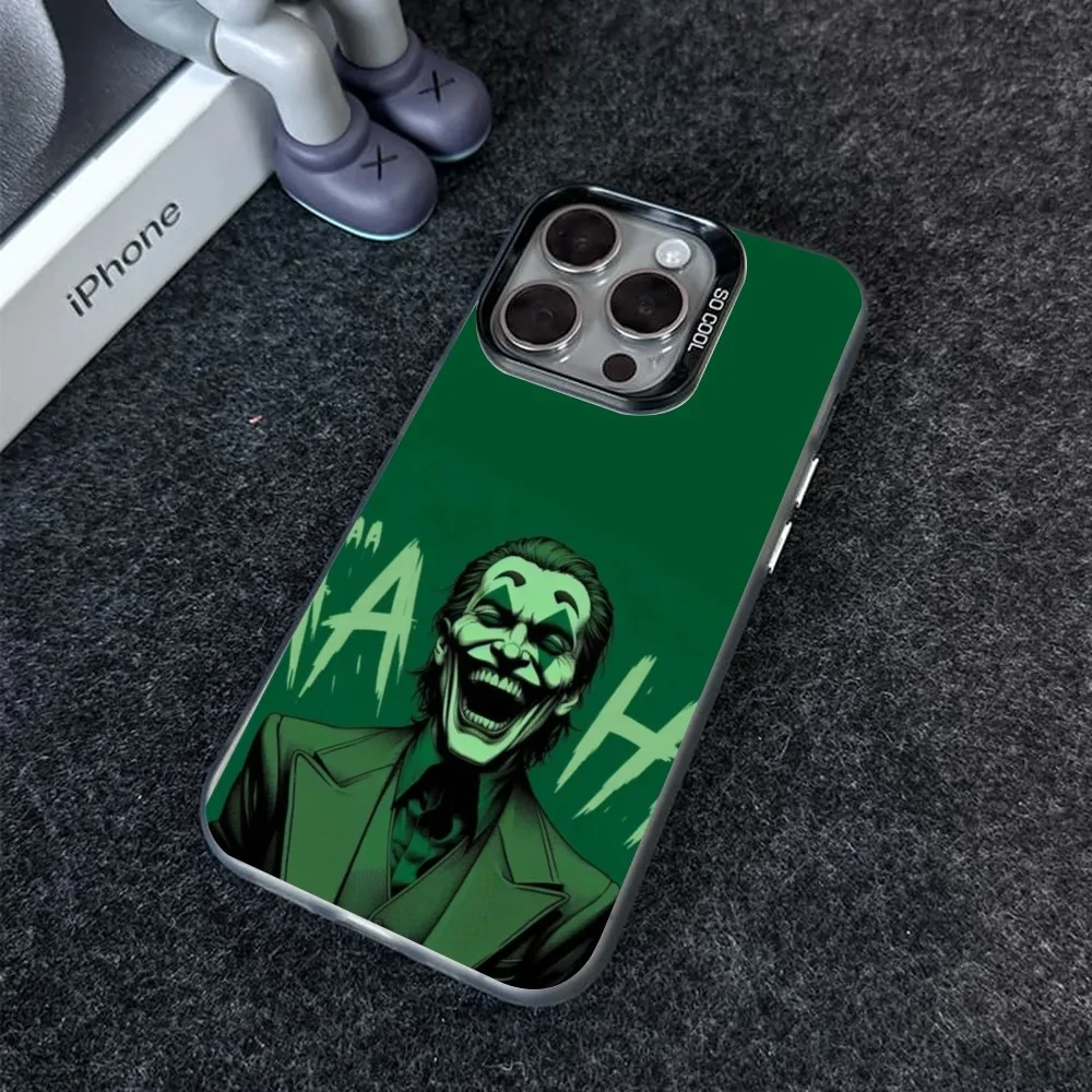 JOKER HAHA جراب هاتف جراب هاتف IMD اللون فضي شل آيفون 16 15 14 13 12 11 برو ماكس زائد #6