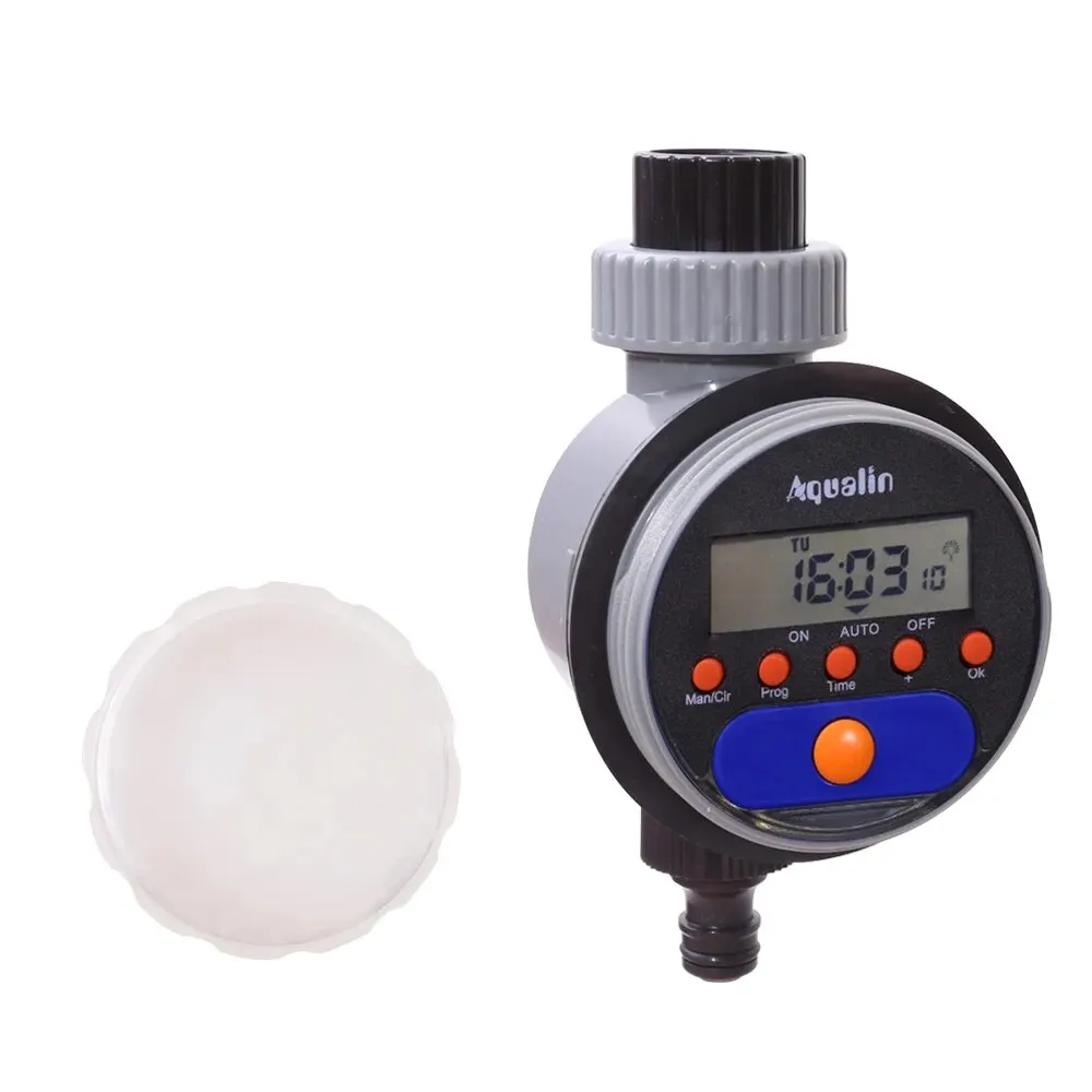 Automatic LCD Display Watering Timer Electronic Home Garden Ball Valve 8 Programs Water Timer For Garden Irrigation