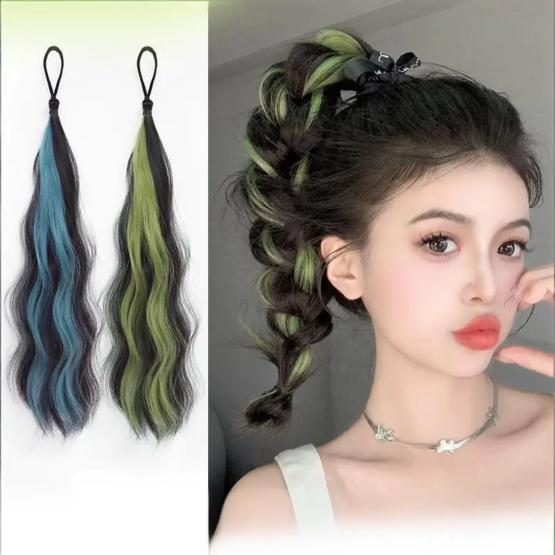 Synthetic Hair Bun Chignon Hairpieces Self-Winding Ball Hair Bundle Female DIY Bun Hair Bundle To Increase Hair Messy Dount
