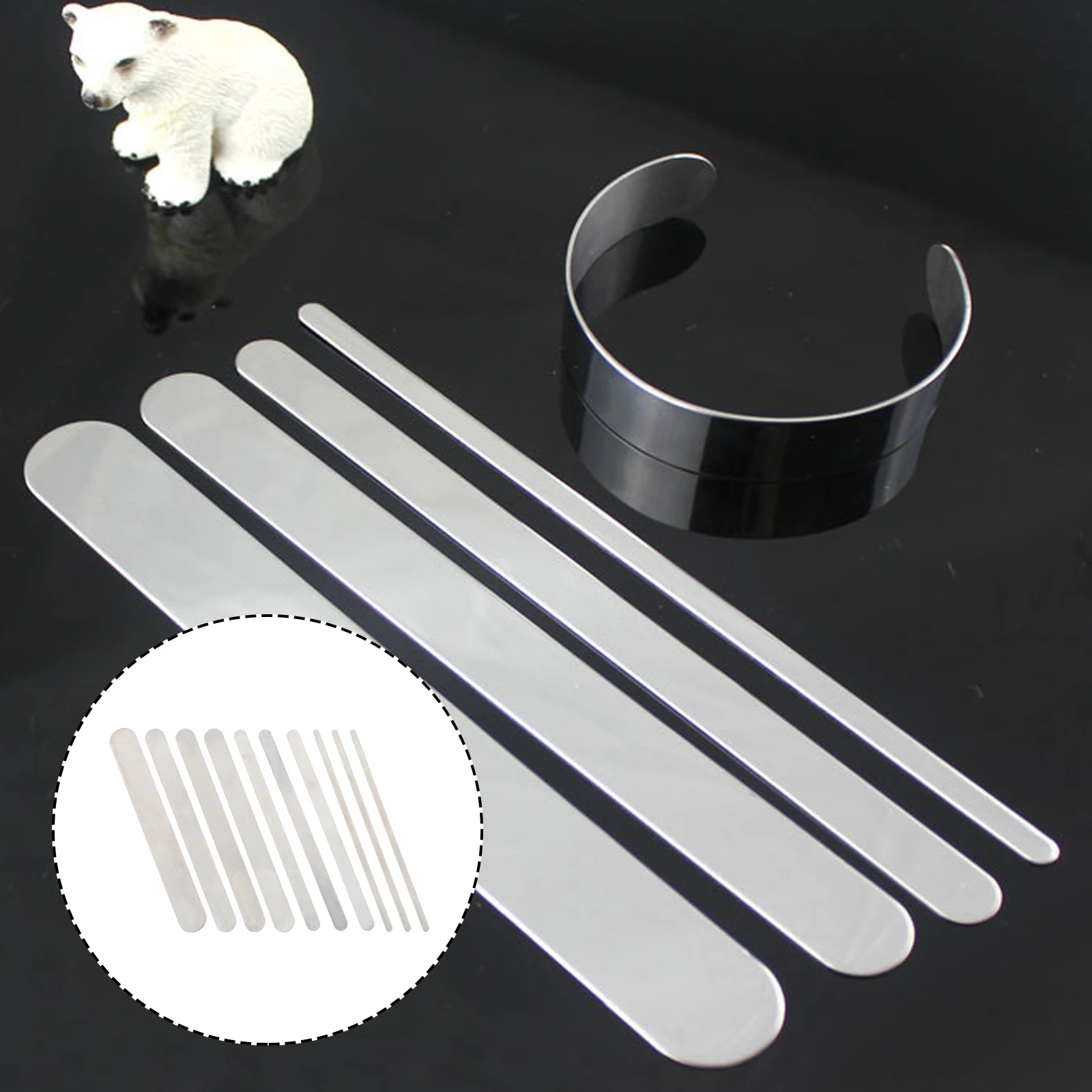 

10 Pcs Inner Core Bangle DIY Making Bracelet Blanks Adjustable Cuff Jewelry Bracelet Blanks Bangle Accessories