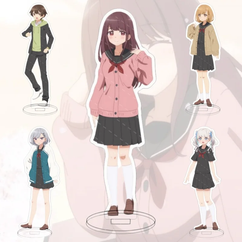 Marika's Love Meter Malfunction Anime Kanata Kitami Marika Chitose Acrylic Stand Model Figure Cosplay Plate Keychain Gifts