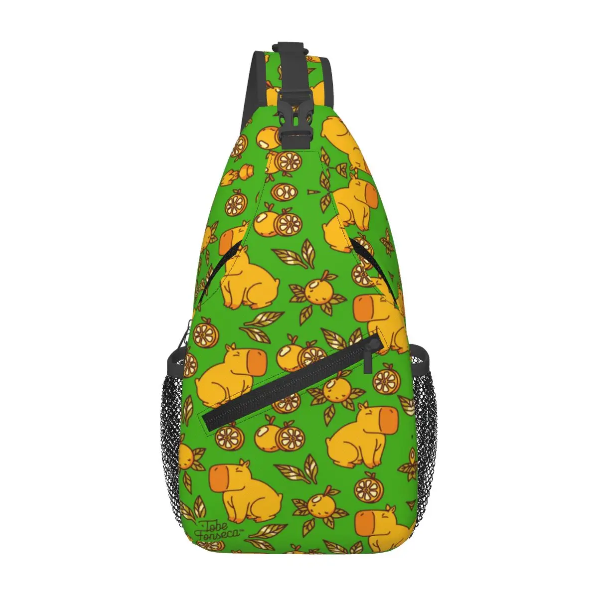 

Custom Capybara Sling Crossbody Backpack for Men Women Water Resistant For Traveling Daypack Print Shoulder Backpack