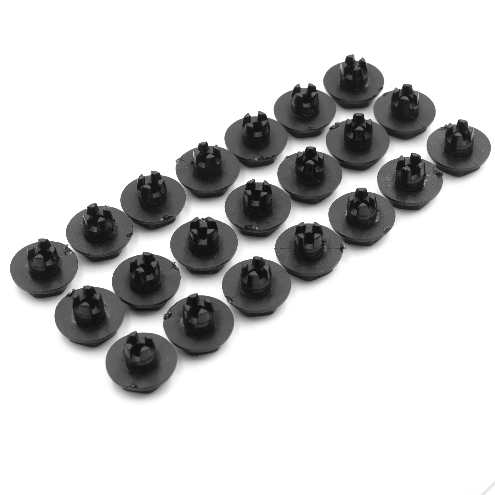 CFPerformance 125 Stück 7,6 mm Radmuttern Schrauben für Felgenrand-Dekoration Ersatznieten Schrauben Auto-Außenteile Universalteile – Detail 8