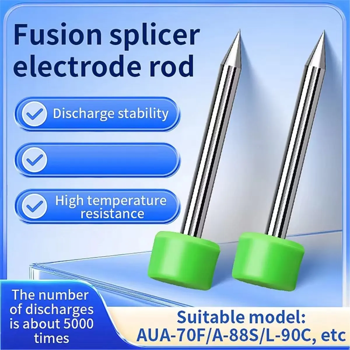 Digital Essentials -70F/A-88S/L-90C Fiber Optic Fusion Splicer Electrode Rod High Quality Electrode Needle Discharge About 5000