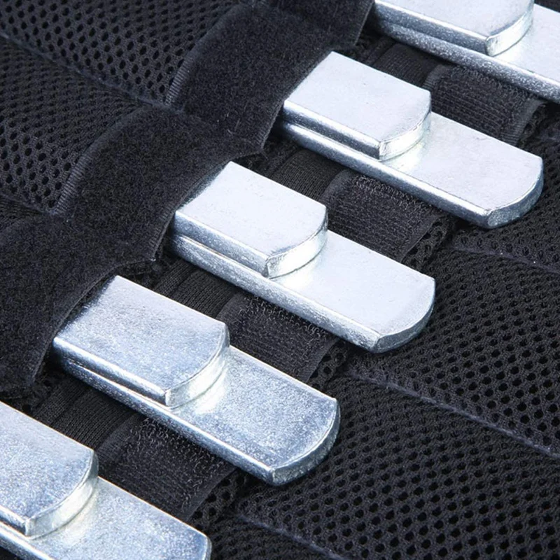 8Pcs Weight Steel Plate Load-Bearing Training Accessories For Weighted Vest Ankle Leg Sport Strength Fitness Equipment