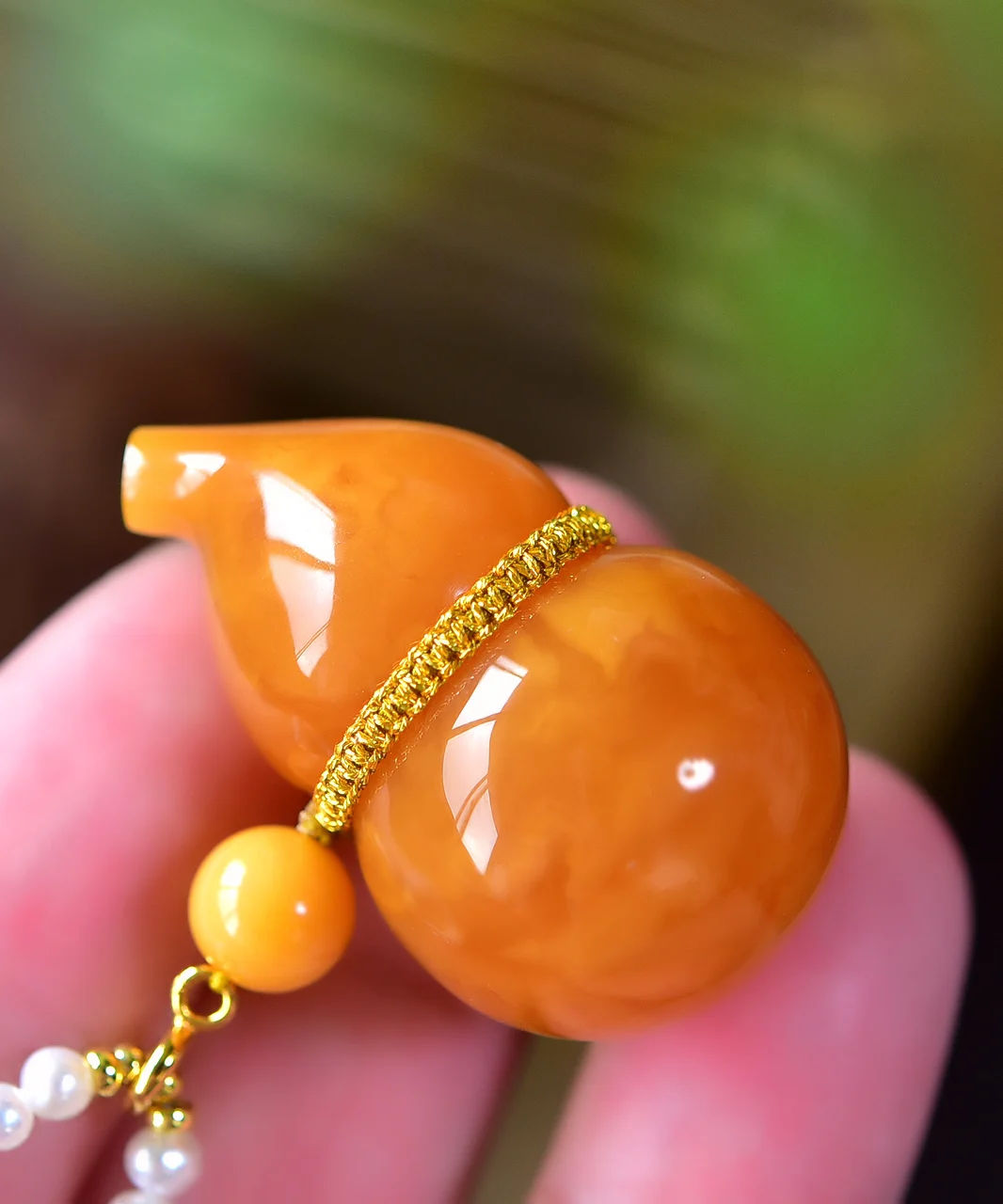 Natural Orange Amber Pendant Snake Yellow 38/22mm Gemstone Pendant Necklace Jewelry AAAAA