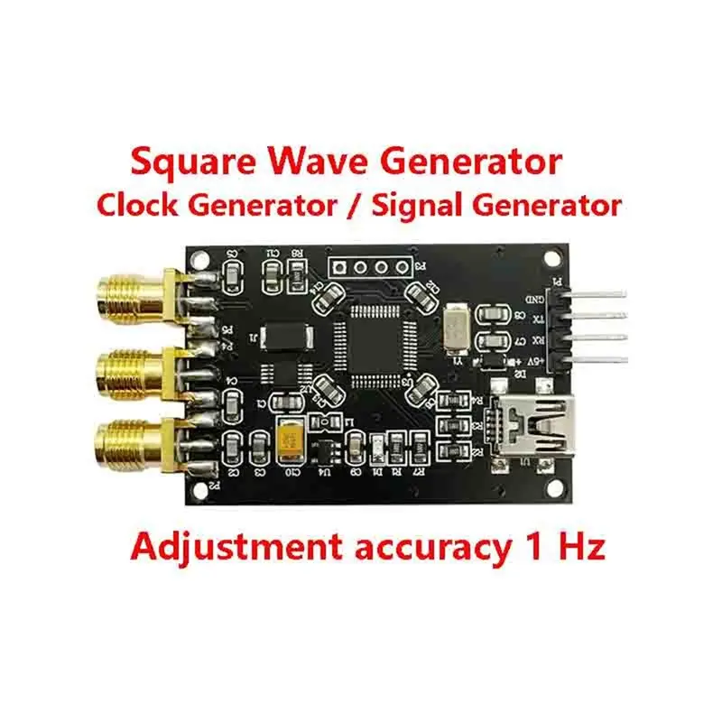 [B24B!】 Square Wave Generator Three Channel Signal / Clock / Square Wave Generator Module 8K-100M High-Accuracy 12 Resolution