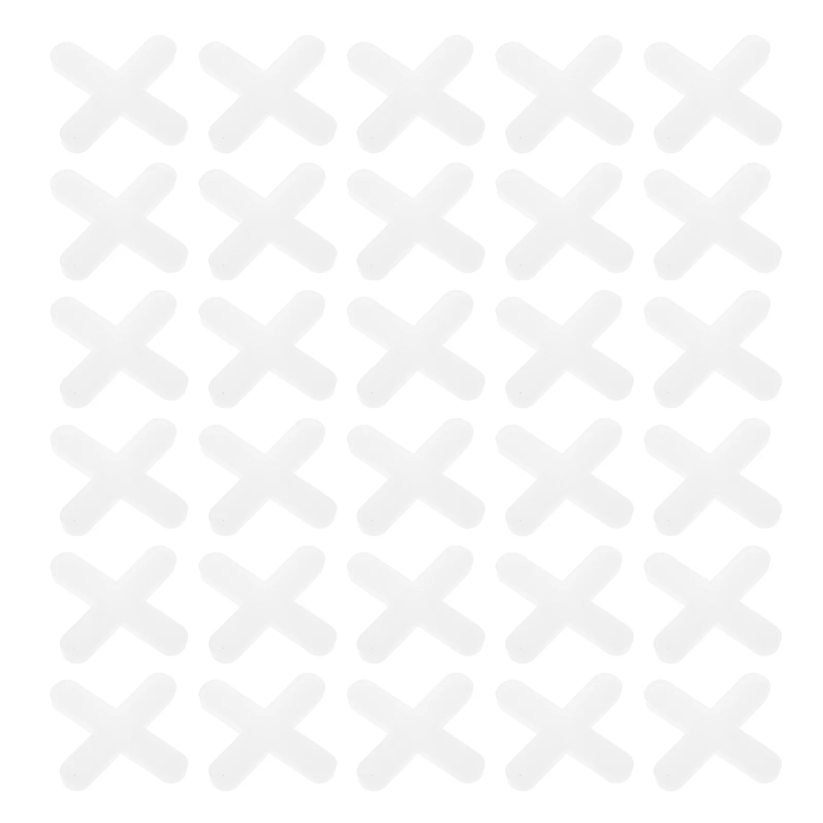 500 قطعة فاصل البلاط المتقاطع لجدران الأرضيات سهلة التسوية مادة متينة 4 مللي متر نظام تباعد فواصل تسوية البلاط