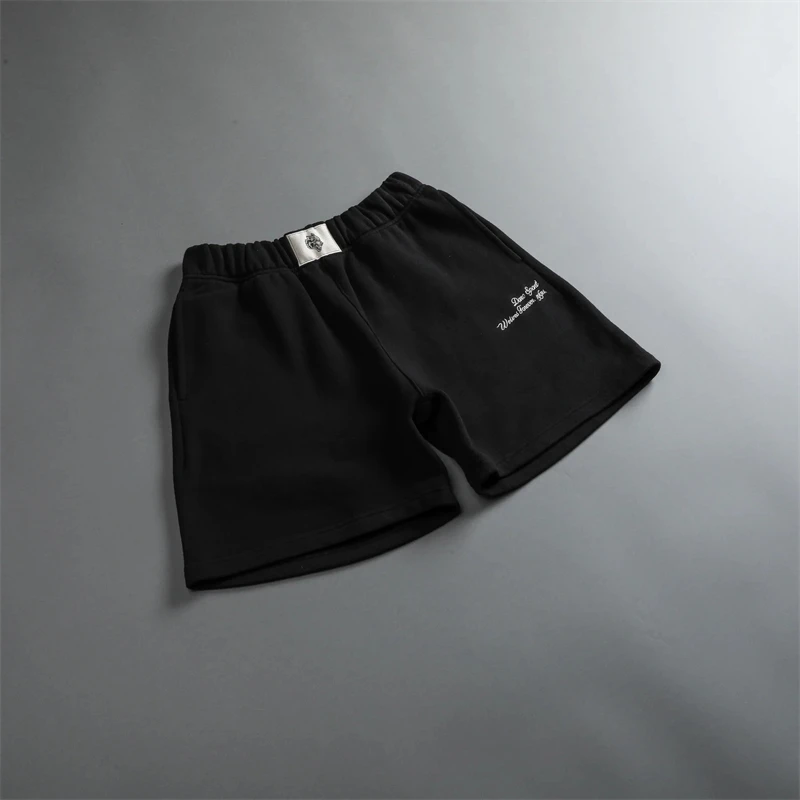 Wolves-pantalones cortos deportivos de algodón para hombre, Shorts holgados para correr, gimnasio, Fitness, entrenamiento