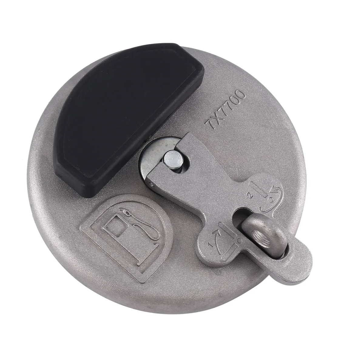 Locking Fuel Tank Cap with Padlock 7X7700 for Caterpillar CAT Dozer Excavator D6R D5C 311D 312D 320D 321D 323D Gray