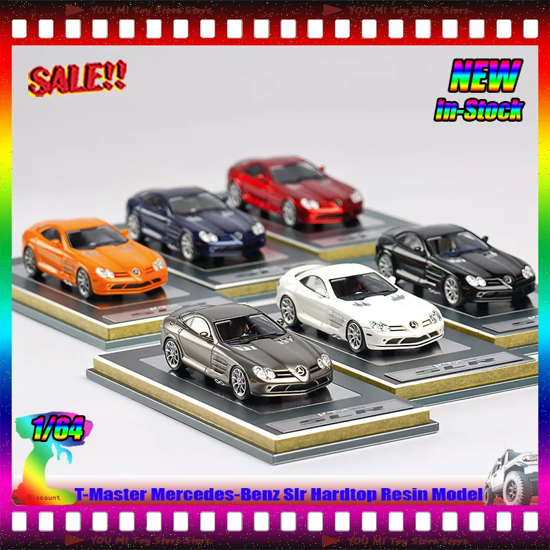 

Новый запас T-Master 1:64 Mercedes-Benz Slr Hardtop моделирование смолы миниатюрные модели купе на заказ коллекционные игрушки подарки орнамент