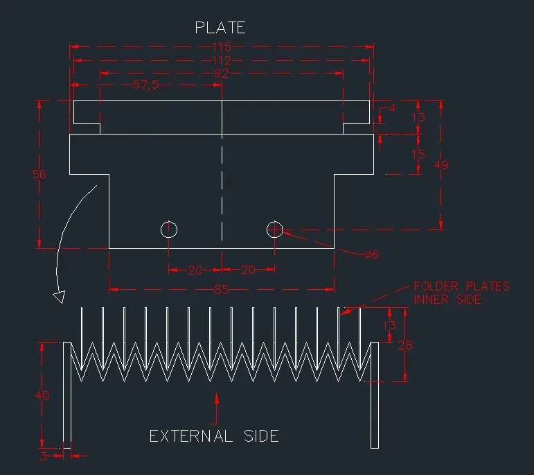 customized 4pcs 115x1100x15mm  with extra plate at two end Protective Cover Rail Dust Cover Cloth Water Dust-proof