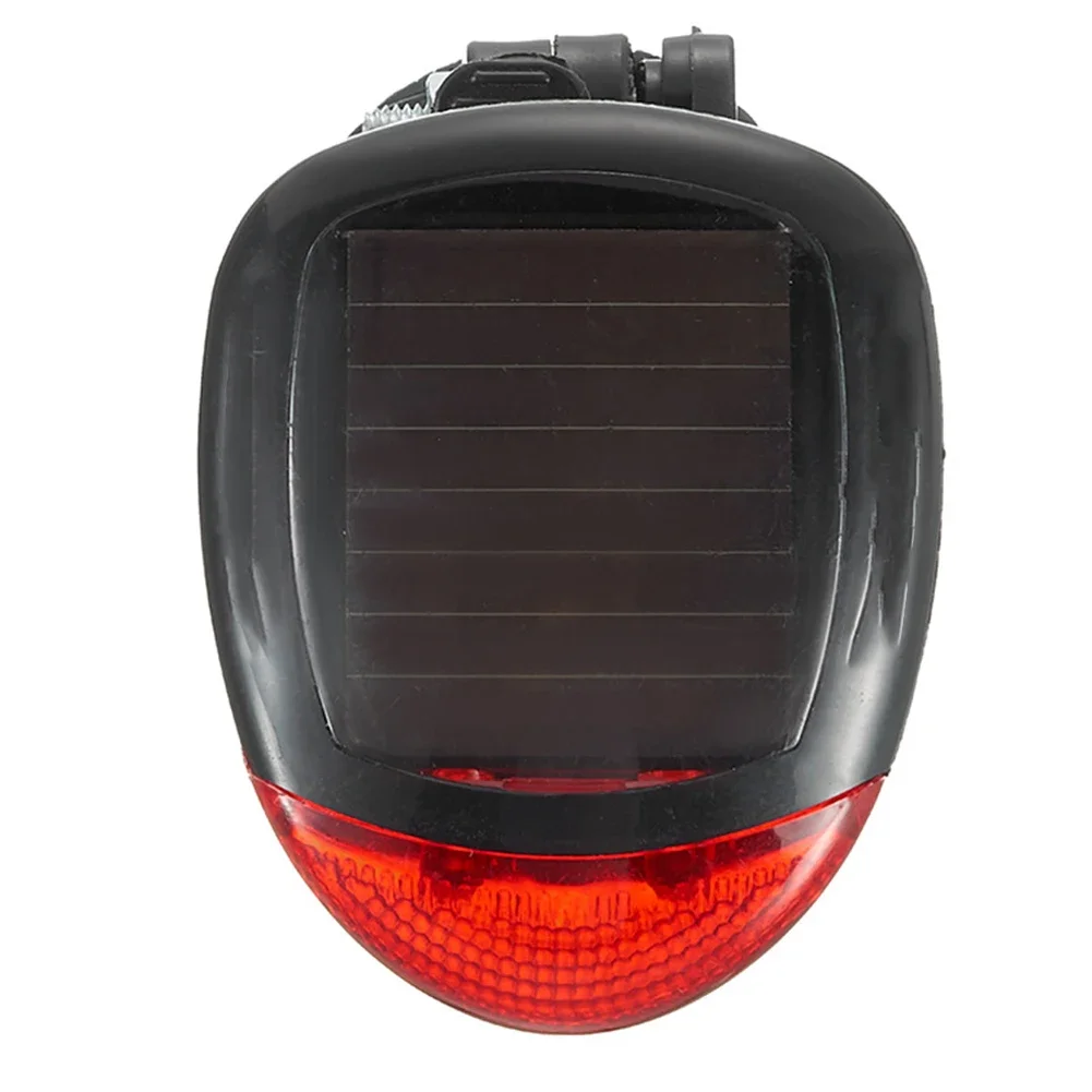 3 Mode Rechargeable Solar Cycling Bicycle Rear Safety Red Light LED Tail Lamp Cycling Safety Solar Power Energy Taillight