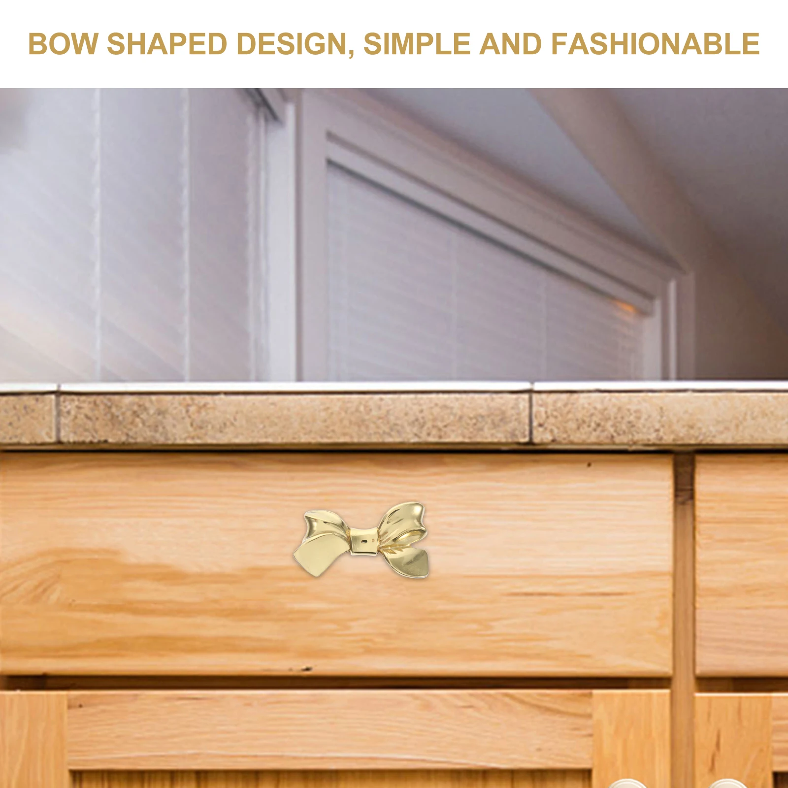 

Brass Bowknot Knob Cabinet Drawer Pull Handle Decorative Knob for Wardrobe Dresser Cupboard Furniture Door Pull Handle