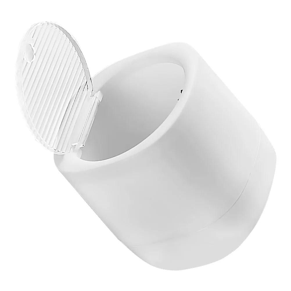 

Storage Bucket Mini Trash Can Office Small with Lid Bin Plastic Bathroom Waste Baskets