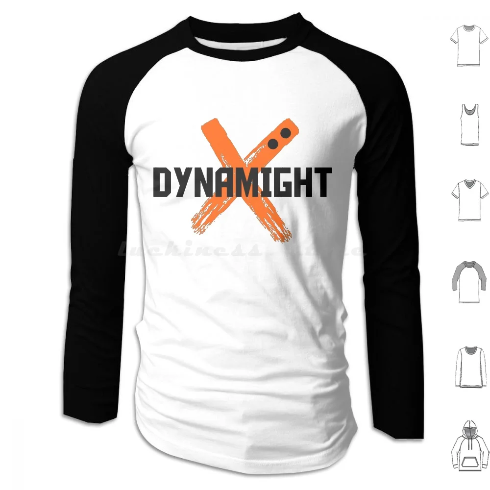 Dynamight Hoodie Cotton Long Sleeve Dynamight Bnha Anime Mha Bakugou Manga Boku No Hero Academia Deku All Might Bakugo