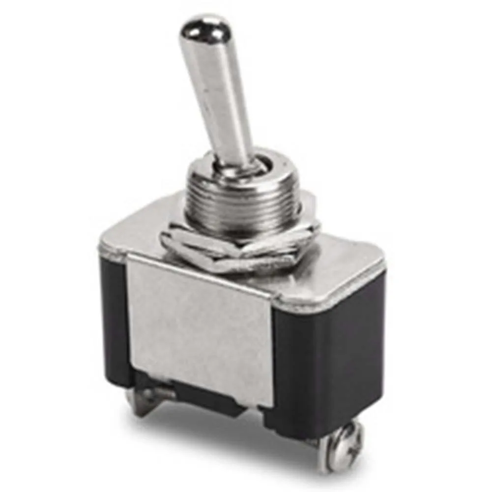 12V 25A Switch Automotive Toggle Switch Automotive Use 6A At 125VAC Cost-effective Solution Iron Silver Material