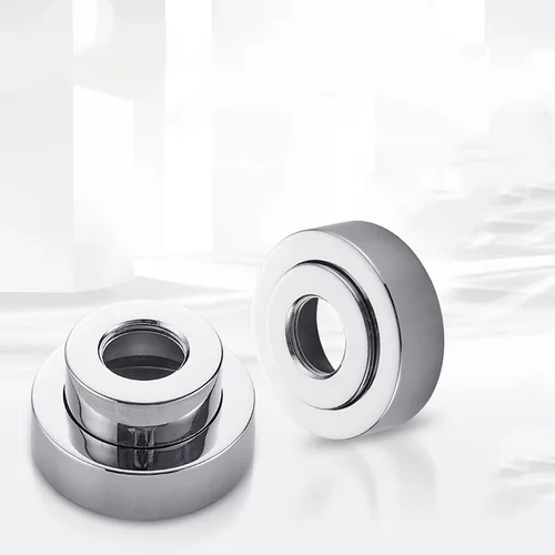 Imagen 2 del producto Cubierta decorativa de tubería de agua de acero inoxidable 304, accesorios de ducha, Kit de fijación de grifo de baño para mezclador de ducha, 1 unidad/2 piezas