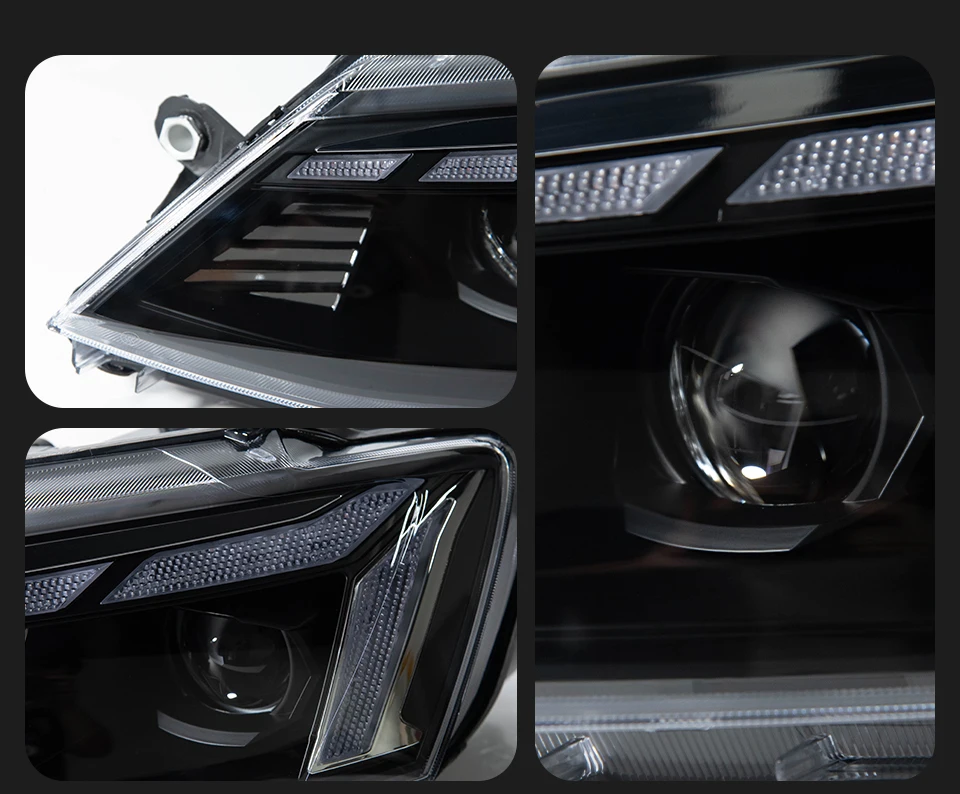 AKD Head Lamp for VW Jetta Sagitar MK6 LED Headlight 2011-2018 Headlights MK6 DRL Turn Signal High Beam Angel Eye Projector Lens