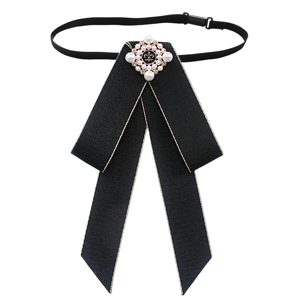 

Brooch Bow Tie Vintage Style Diamond Decoration Women Bow Tie Elegant Jewelry Bow Tie Ribbon Accessory Korean Ladies