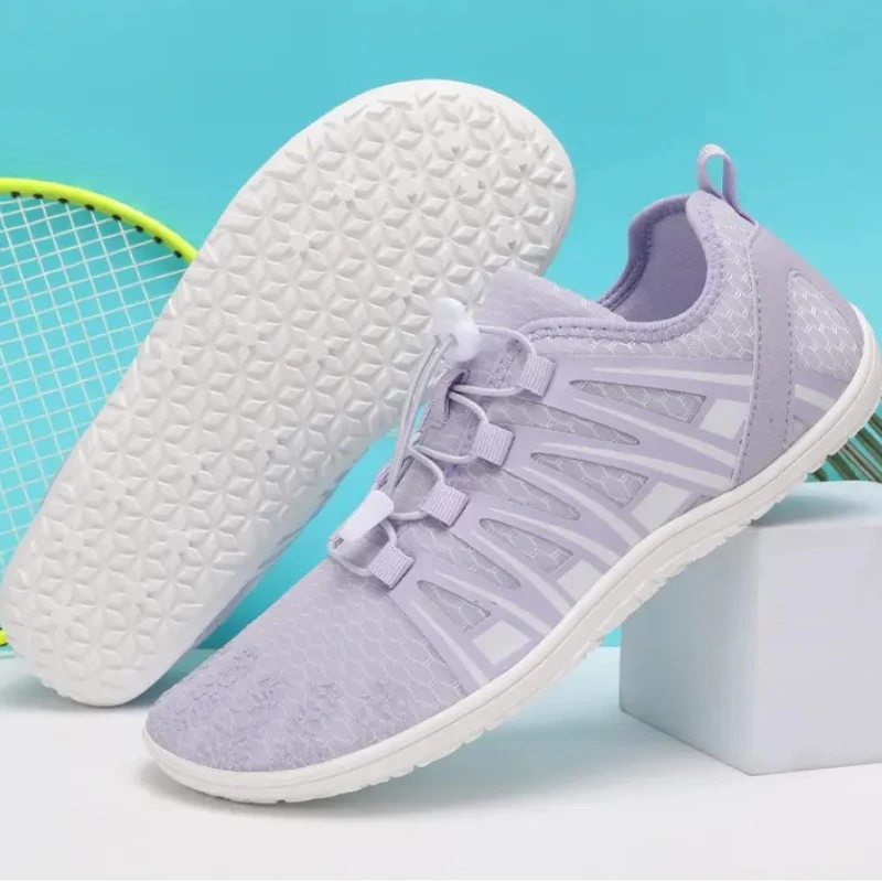 Minimalist Shoes for Men Wide Toe Barefoot Casual Sneakers Women Mesh Breathable Unisex Sneakers Lightweight Walking Shoes