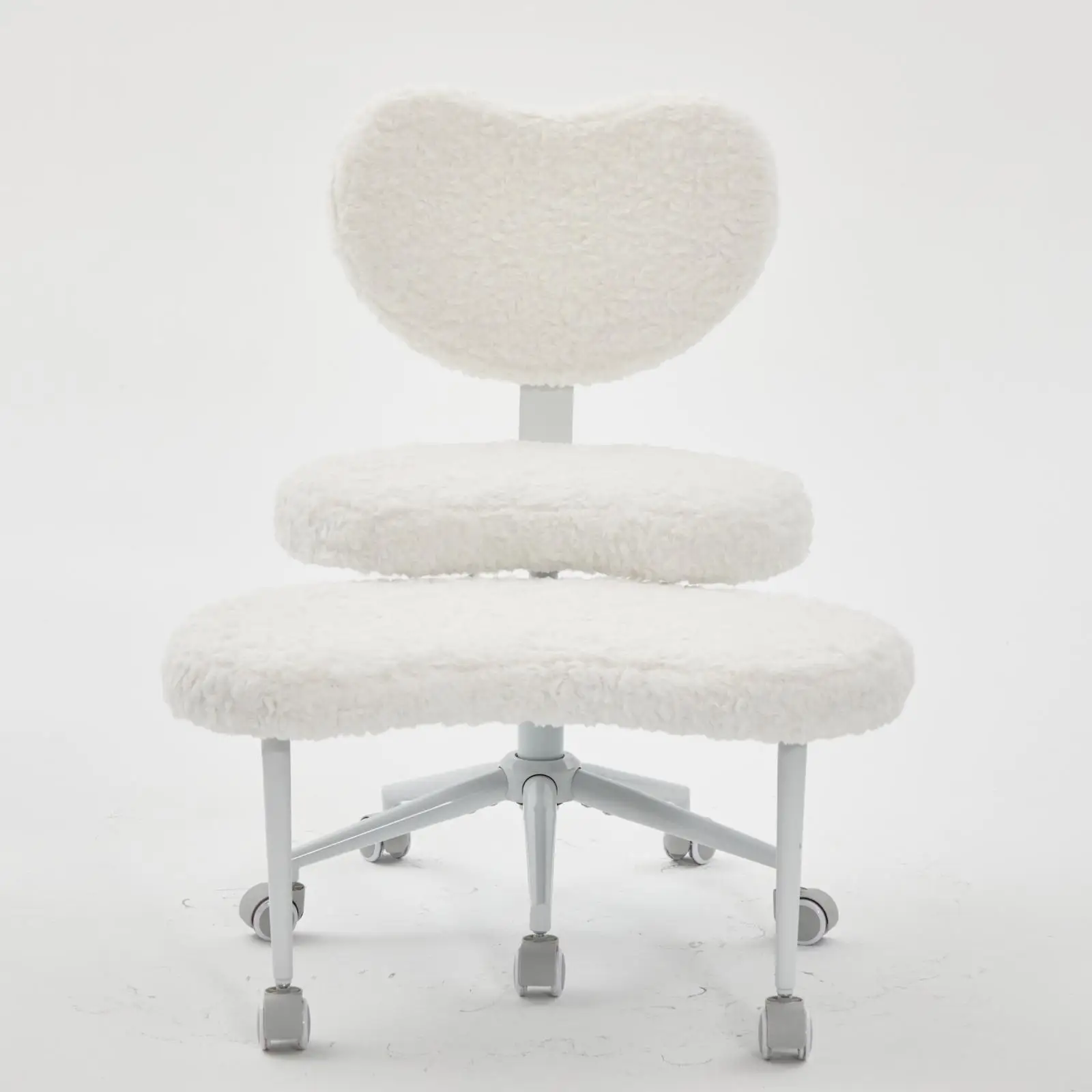 

Кресло для медитации с перекрестными подставками для ног, обивка из искусственного материала, улучшенная мягкая подушка, поворотные колесики, эргономичная поддержка для офиса