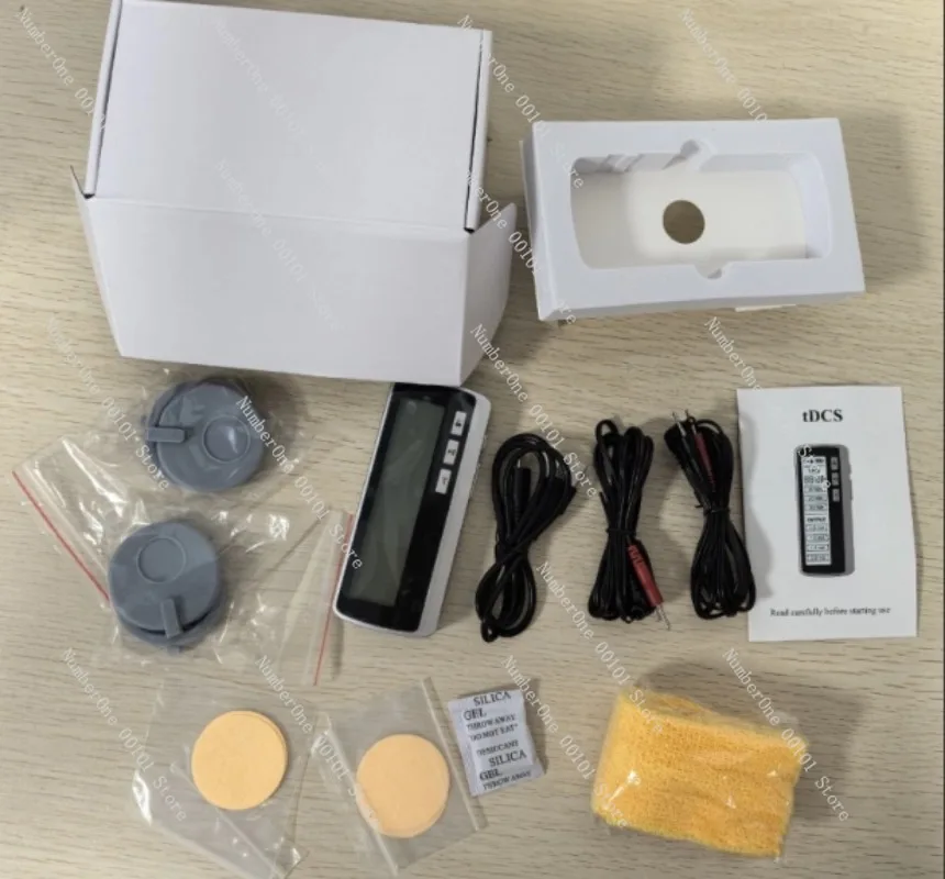 electric tDCS transcranial magnetic brain stimulation headache pain relief therapy head massager device