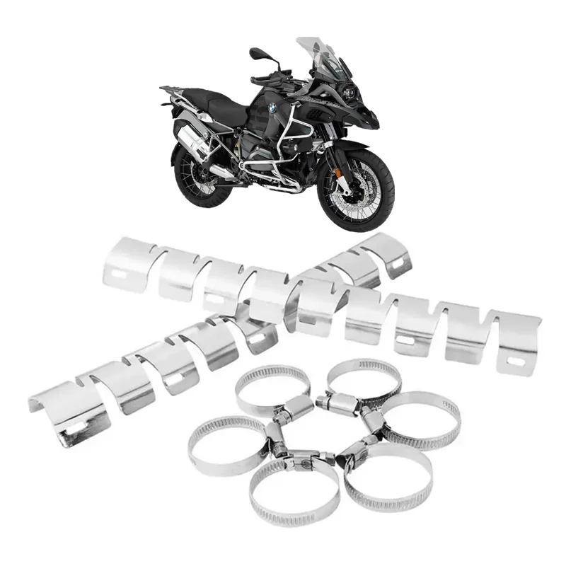 

For BMW R1200GS R 1200 GS 2013-2018 2017 2016 Motorcycle Acsessories Exhaust Systems Guards Cover Protection Pipe Clamps