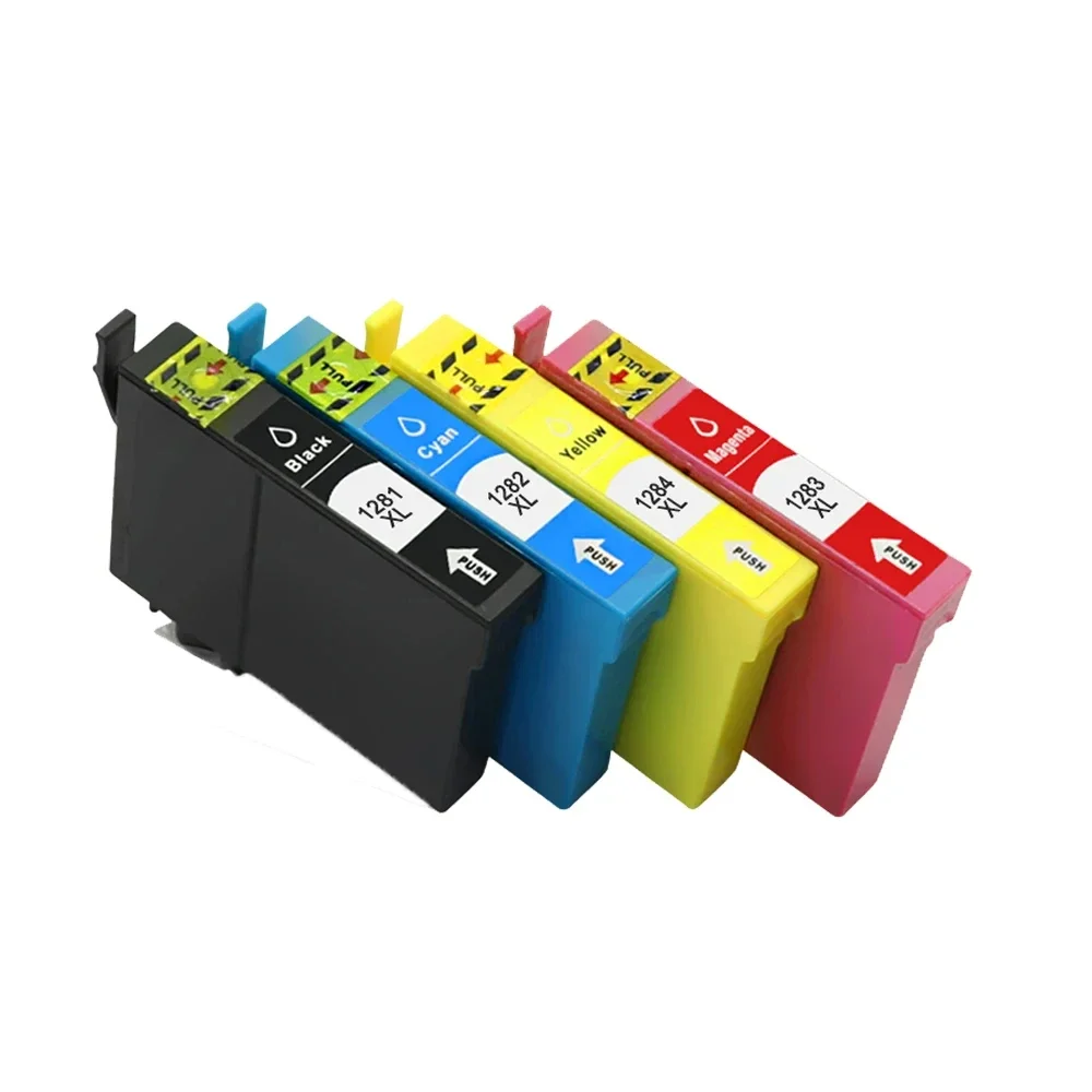 T1281 T1282 T1283 T1284 1281 1282 Compatible Ink Cartridge for Epson StylusS22 SX125 SX130 SX230 SX235W SX420 SX440W Printer