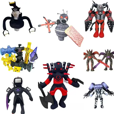 30cm Skibidi Toilet Plush Toy Upgrade Titan TV Toy Skibidi Dop Speakerman Cameraman TV Man Titans Camcordeman Plush Gift