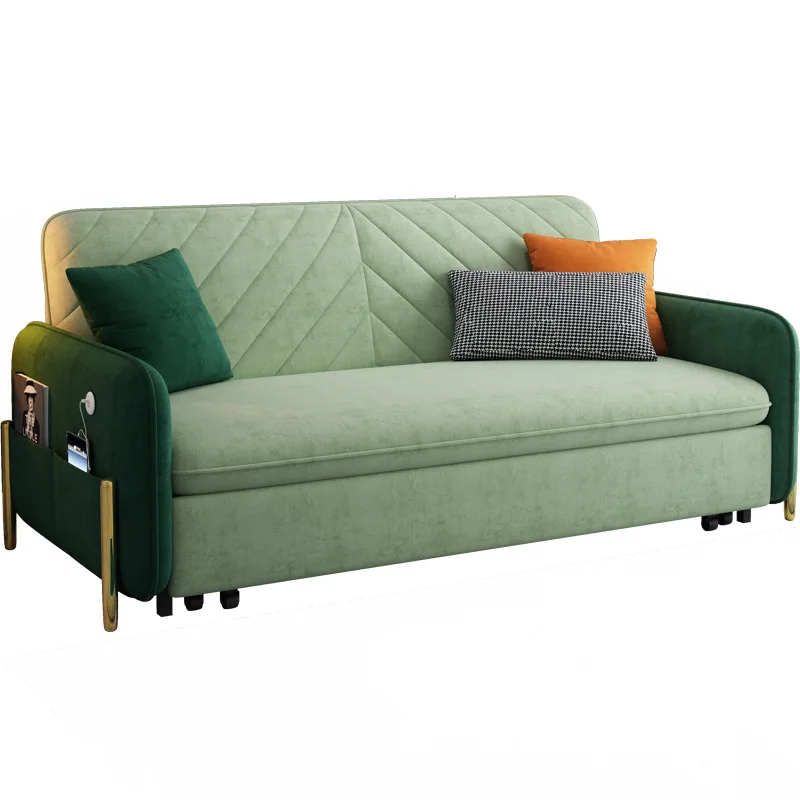 new folding mulberrysofa beds 3 seat folding living room multi-functional dual-use one double seat with storage technology