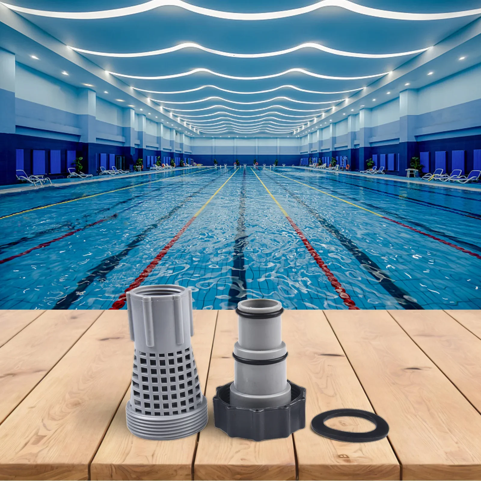 

Адаптер песчаного насоса 25007 для Intex 45206,58254,4K8001 для превосходного адаптера насоса фильтра для бассейна, разъем для бассейна