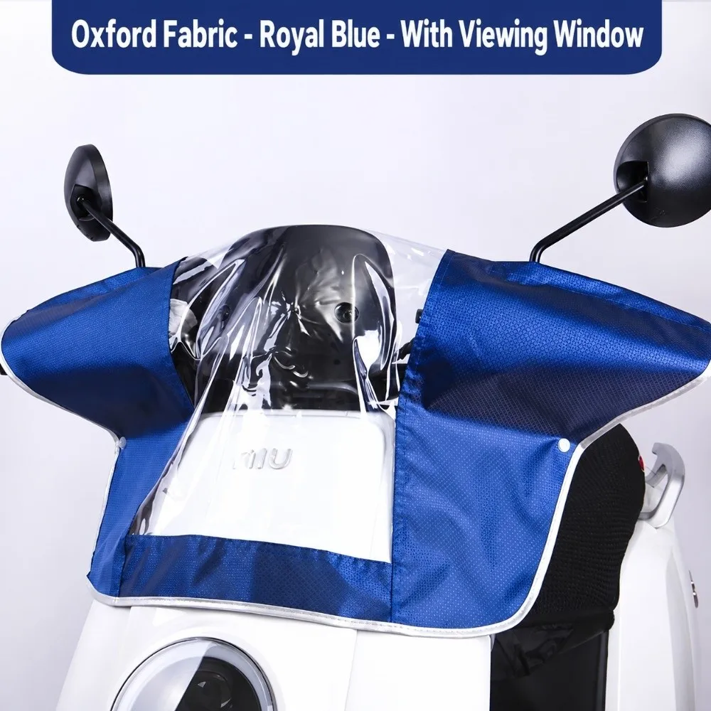 Waterproof Motorcycle Head Cover Clear Window Dustproof Electric Motorcycle Cover Oxford Cloth Motorcycle Panel Cover