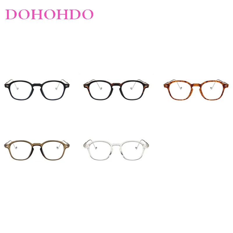 Fashion Design Small Square Metal Rivets Decorate Men Women Eyeglasses Computer Reading Optical Anti-Blue Light Glasses Lentes