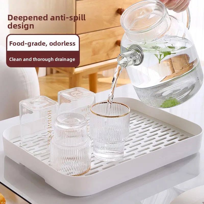 

Новая модель: Роскошный прямоугольный чайный поднос с дренажной подставкой для чашек и чайника, для домашнего использования