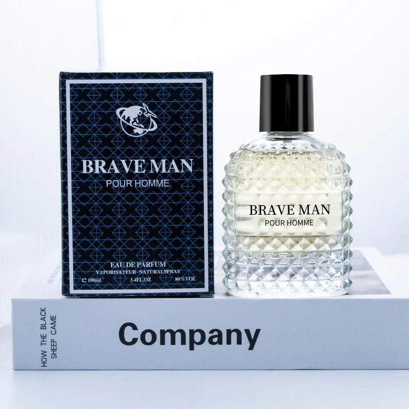 100ML Brave Man Wolf Smoke Perfume Charming Cologne Long-Lasting Fragrance Tender Woody Scent Floral Oriental Note Eau De Parfum