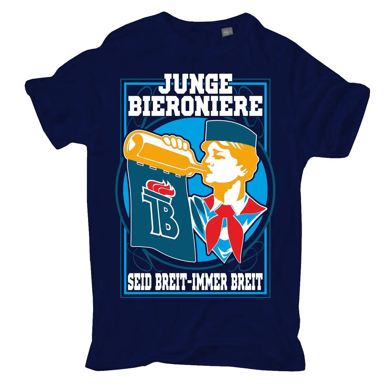 Футболка GDR Young Beeroniere от S до 8XL ossis East East Germany Pioneers NVA