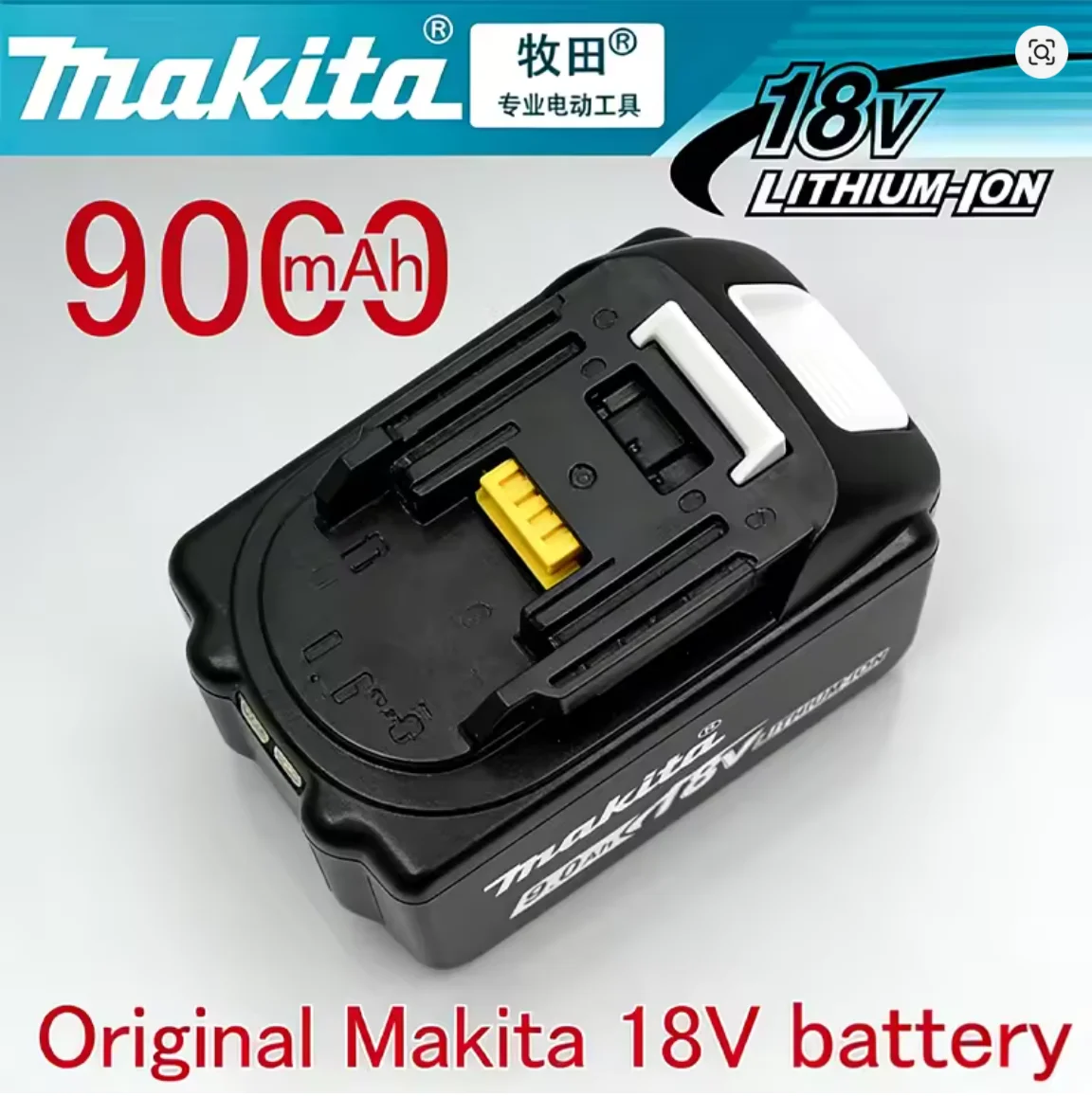 

6000mAh 100% Original Makita 18V Rechargeable Battery for Makita 18V BL1830 BL1830B BL1860 BL1860B BL1850 BL1850B Power Tools