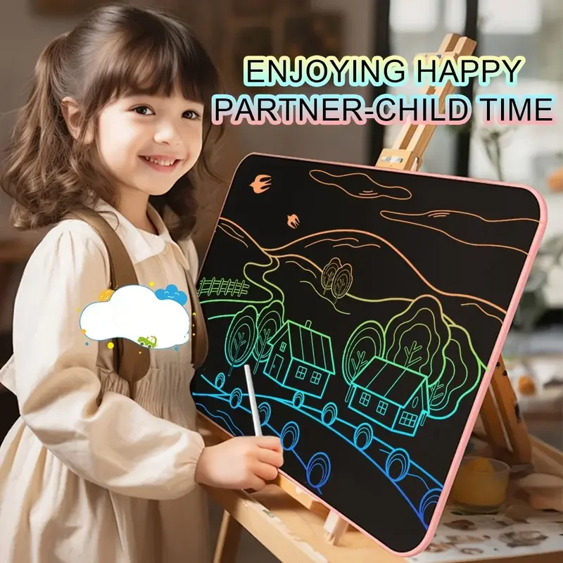 16 Inch LCD Writing Tablet Digital Drawing Board Reusable Electronic Handwriting Pad Erasable Graphic Notepad for Kids Students Office Home Note Taking view 7