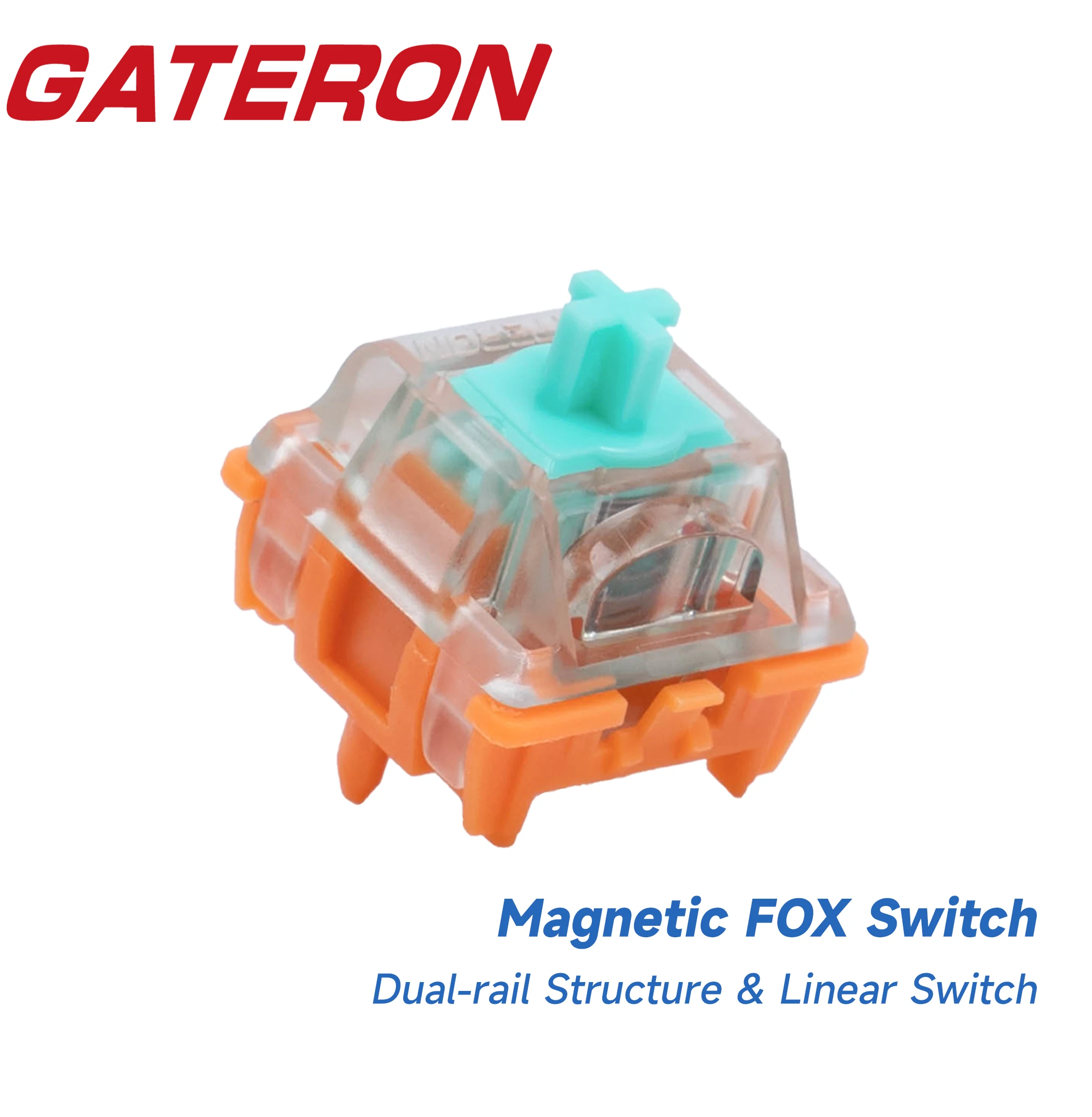 GATERON Magnetic FOX Switch Hall Sensor SMD RGB Linear DIY Customized Keyboard Free Setting Pre Travel