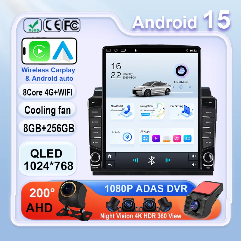 9.7Inch Android 15 …